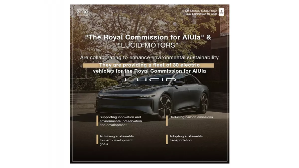 Royal Commission for AlUla received its first delivery of 30 electric cars produced by Lucid Motors