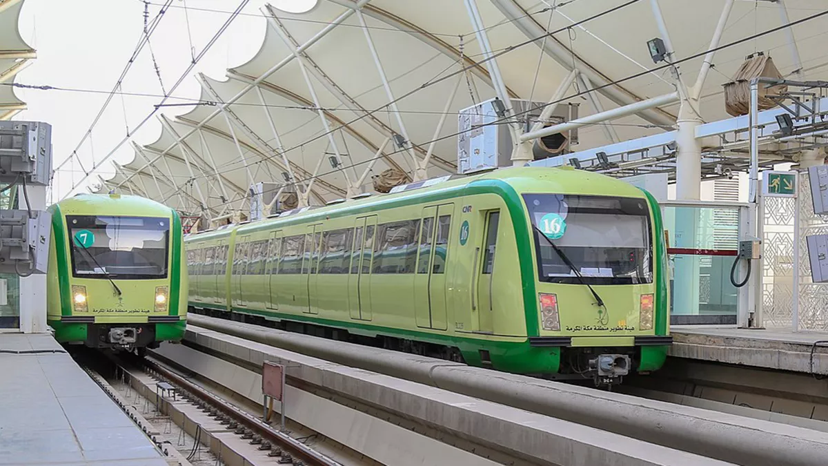 Al-Mashaer Train in the Holy Sites had its first trip on Sunday to receive and transport pilgrims of the Hajj 