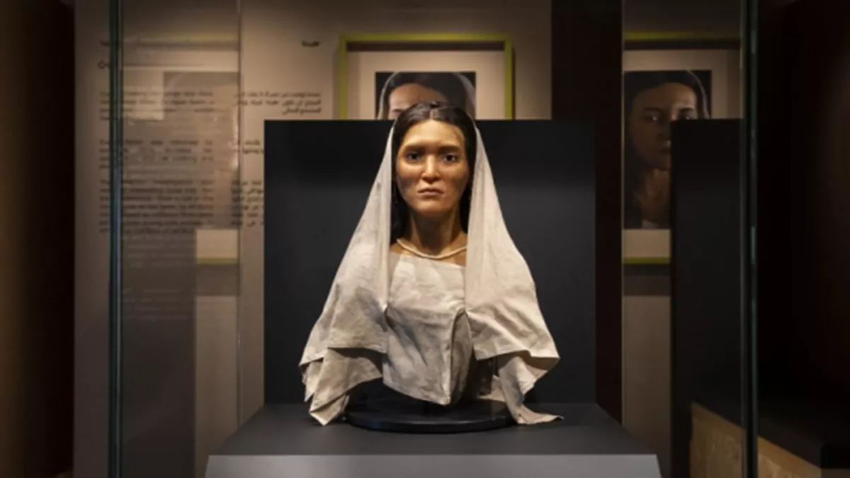 First known digital and physical reconstruction of a Nabataean woman displayed at Hegra Welcome Centre in AlUla