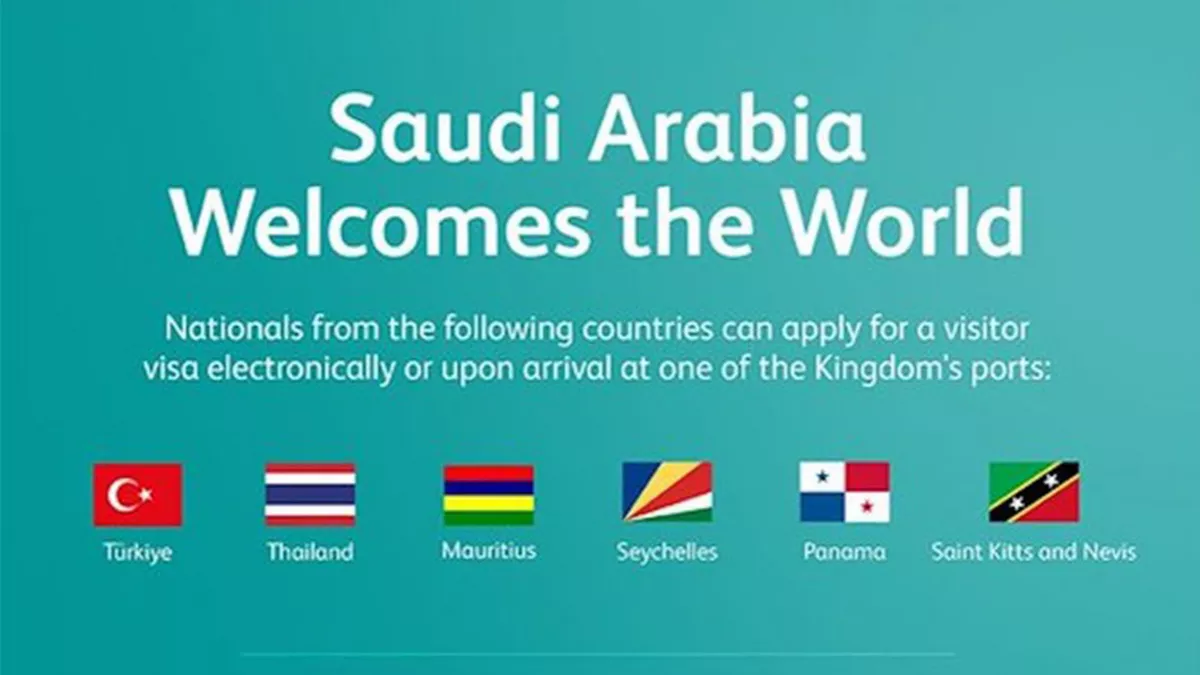 Saudi Arabia’s Ministry of Tourism announced that it has expanded access to its electronic tourist visa to six new countries