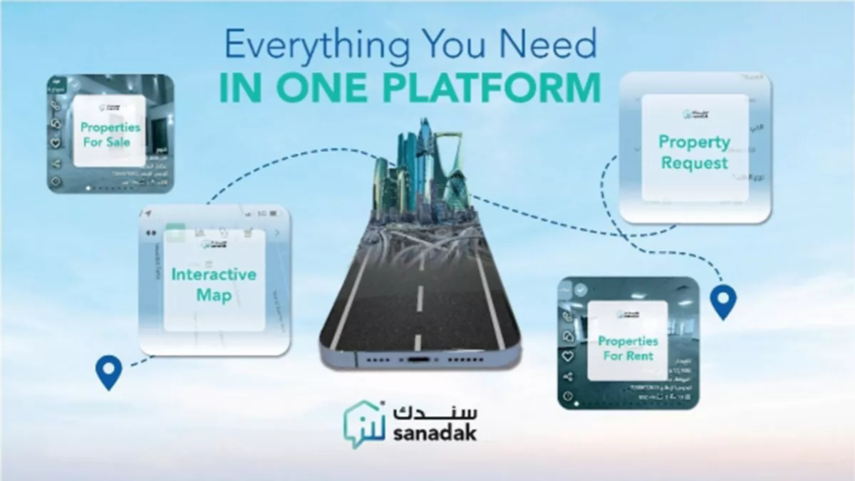 Sanadak, a prop-tech platform in Saudi, focuses on creating a sociable interface and community hub for real estate enthusiasts