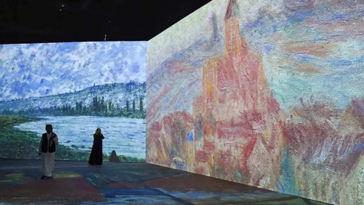 “Imagine Monet” exhibition; an interactive showcase of 200 of Claude Monet’s most celebrated works