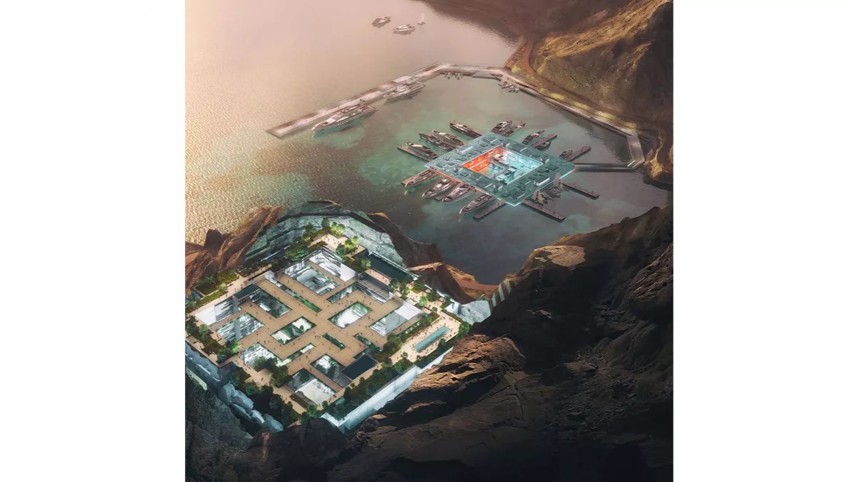 NEOM’s Aquellum - a futuristic digitalised community completely encased in a mountain, invisible to anyone outside