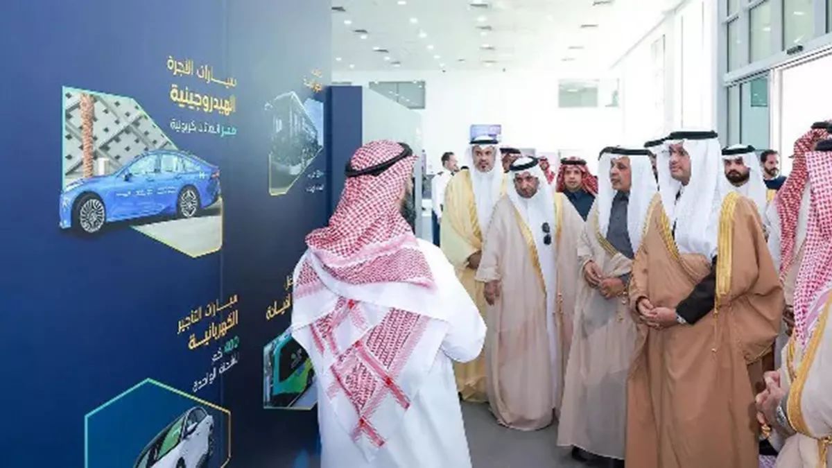 Saudi Arabia's first hydrogen-powered bus was inaugurated on Thursday