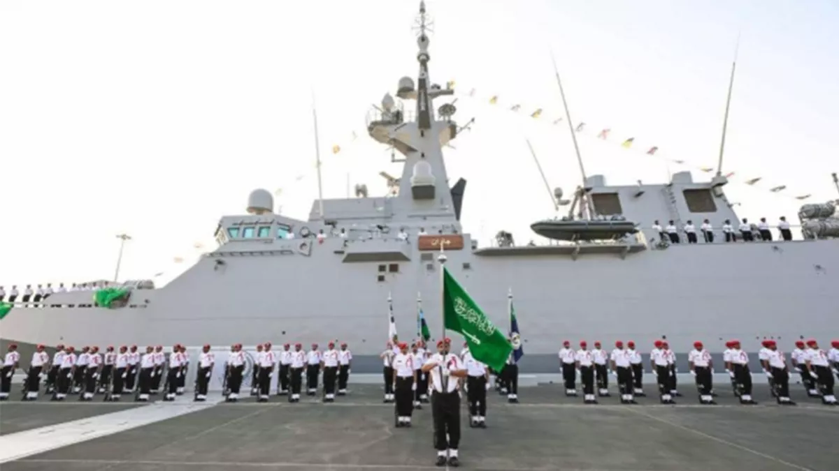 The fourth ship of Sarawat project ‘His Majesty’s Ship Jazan,’ was inaugurated at King Faisal Naval Base on Monday