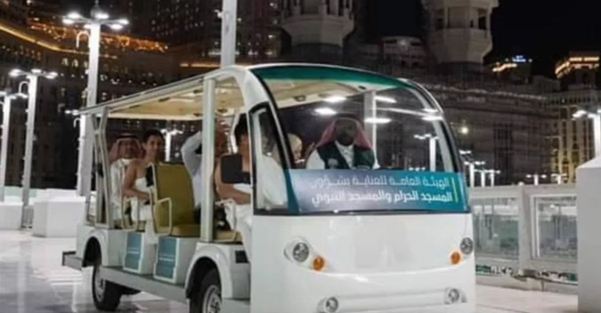 Smart golf carts for tawaf made available in Grand Mosque to serve the elderly and pilgrims with special needs