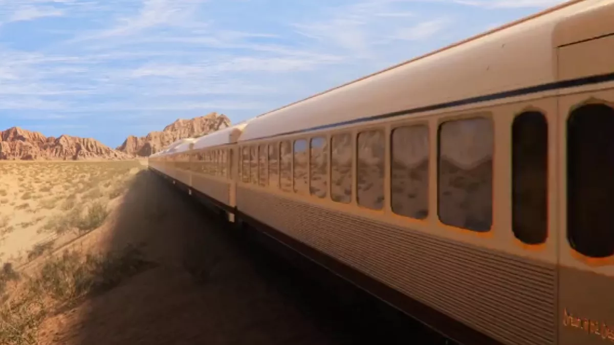 Saudi Arabia unveils the final designs of the first five-star luxury train in the Middle East