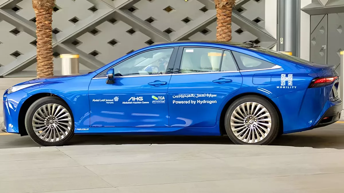 Saudi Transport General Authority has launched a pilot phase using hydrogen-powered vehicles 