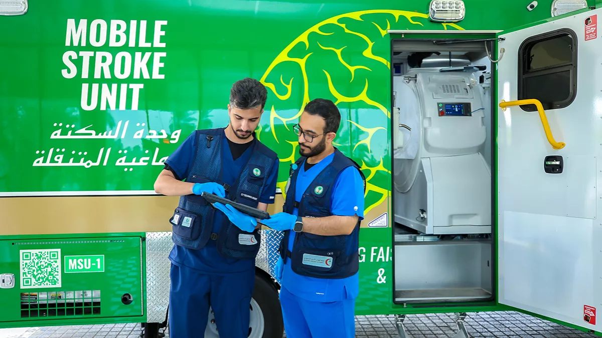 King Faisal Specialist Hospital and Research Centre unveiled a new service - the Mobile Stroke Unit 