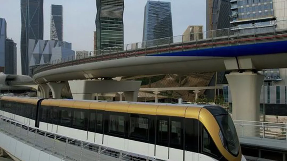 Partial official launch of the Riyadh Metro on November 27