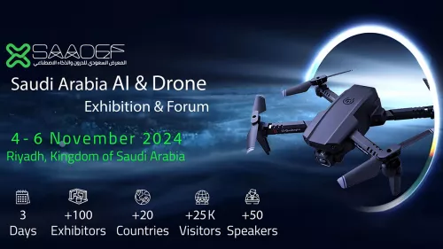 Inaugural Saudi Arabia AI and Drone Exhibition and Forum from November 4 to 6 