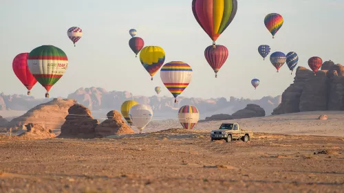 AlUla Skies Festival from September 26 to October 5