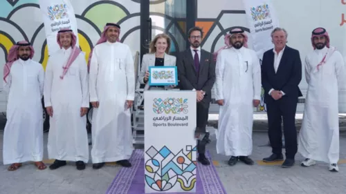 New mobile community information center has been launched in Riyadh to promote the city’s Sports Boulevard mega project