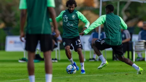 Saudi national team footballers continue their preparations for Asian Cup as they play Mali in a friendly match