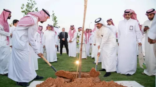 "Green Riyadh" program has officially kicked off its greening efforts in the Al-Nakheel neighborhood