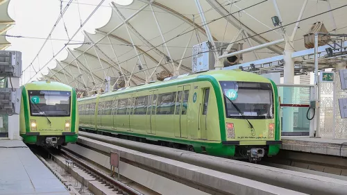 Al-Mashaer Train in the Holy Sites had its first trip on Sunday to receive and transport pilgrims of the Hajj 