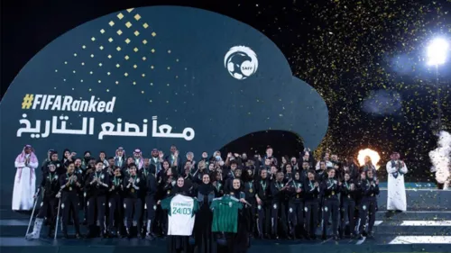 Saudi Arabian Women’s Football National Team has been included in the official FIFA World Ranking 