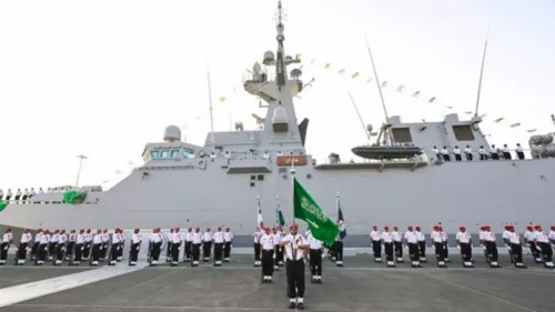 The fourth ship of Sarawat project ‘His Majesty’s Ship Jazan,’ was inaugurated at King Faisal Naval Base on Monday