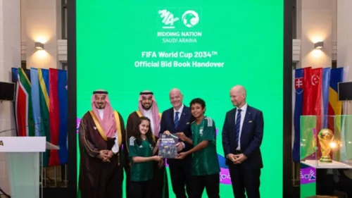 Saudi Arabia submitted its official bid to FIFA to host the FIFA World Cup 2034 