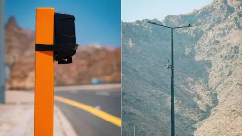 A smart system for surveillance of falling rocks to be introduced on the road along the mountain pass in Hada in Taif 