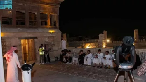 "Al-Marqab" special event; Visitors can observe the moon and stars through state-of-the-art telescopes 