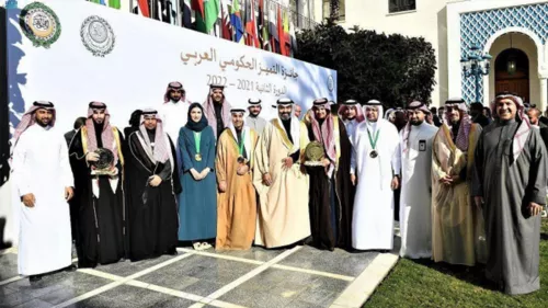 Saudi Arabia won six of the Arab Government Excellence Awards for the year 2021-2022