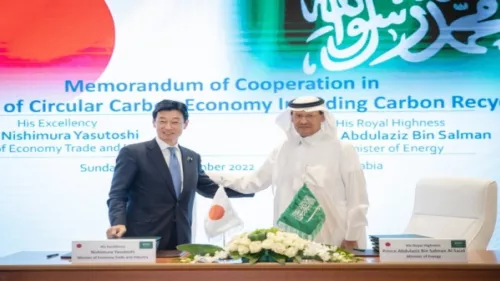 Agreements on circular carbon economy, carbon recycling, clean hydrogen and fuel ammonia signed by Saudi Arabia and Japan 